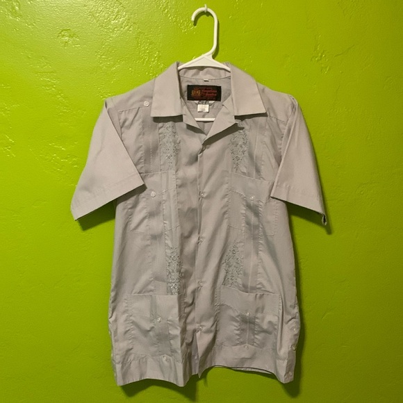 Vintage Guayaberas D Yucatán Cigar Copacabana shirt L - Picture 1 of 6